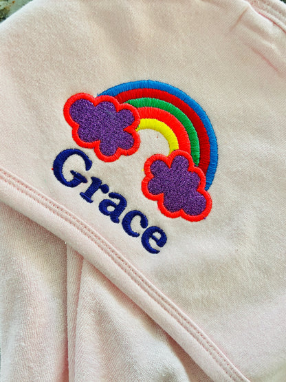 Towels Custom Embroidered Infant Toddler Hooded