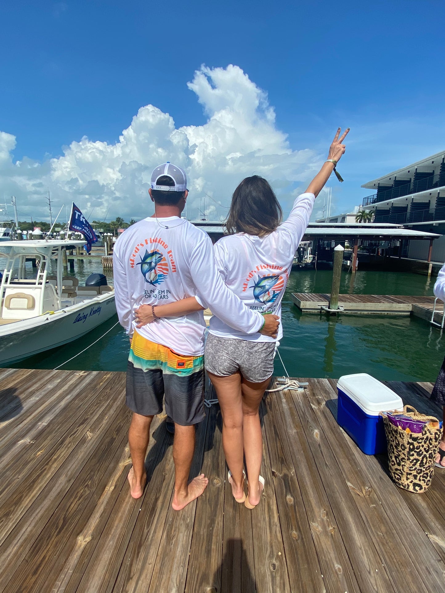 Fishing Long Sleeve Tee Shirts Dri fit with SPF Personalized