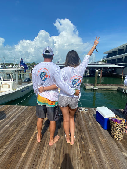 Fishing Long Sleeve Tee Shirts Dri fit with SPF Personalized